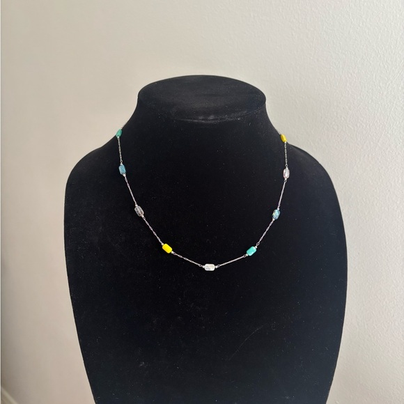 Jewelry - Multicolor Bead Station Necklace - Women Jewelry